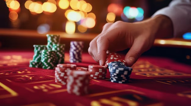 Hot Pot game interface on lioncasino platform showing stake controls and balance display